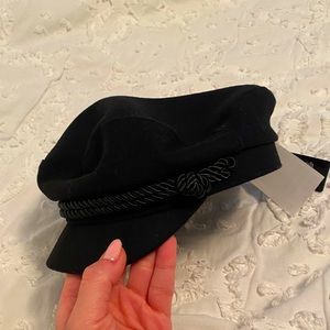Trendy train conductor hat / newsboy cap